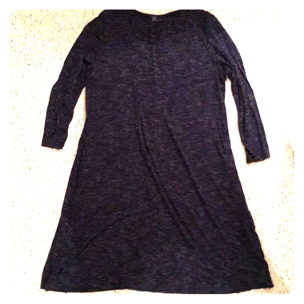 GAP heathered navy lounge dress, size L